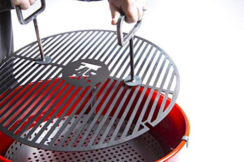 Cestino per barbecue e piastra grill per tamburo verticale da 45 galloni