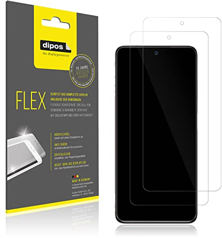 dipos I 2X Protector de Pantalla Compatible con Xiaomi Poco X3 Pro - Cobertura 100% para Pantalla I 3D Full Cover láminas Protectoras