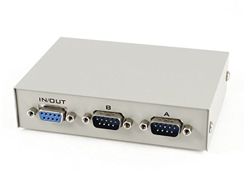 Ruilogod VGA 2 porte Condividi selettore Monitor KVM Switch 2 in 1 fuori per la TV LCD PC