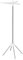 SONGMICS Clothes Airer, Clothes Drying Rack with 3 Rotatable Arms for Hangers, 4-Leg Indoor Folding Laundry Rack, Stainless Steel, for 27 Pieces of Clothes, 151.5 cm High, White and Silver LLR510W01