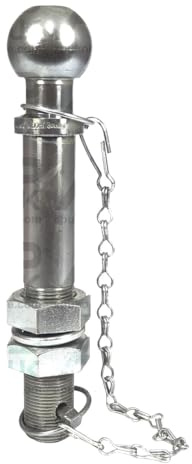 50mm Ball Trailer Tractor Tow Hitch Pin 32mm with Chain Max Load 3000kg Long