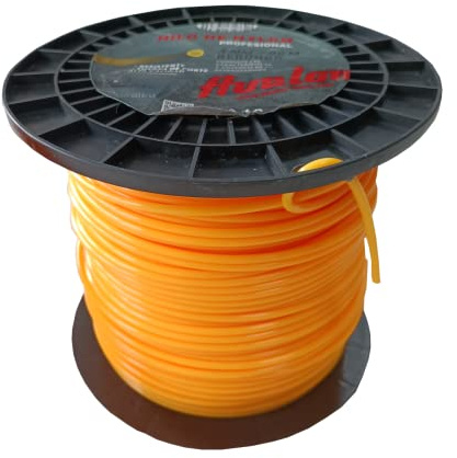 Avalon - Hilo Redondo de Nylon Universal para Desbrozadora y Cortacésped (4 mm x 96 m) - Alta Durabilidad y Rendimiento Óptimo en Las tareas de desbroce