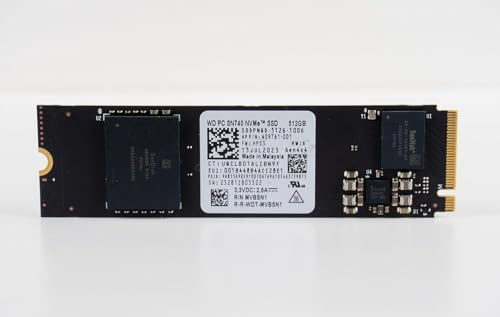WSTRN DGTAL SSD 512GB SN740 M.2 2280 Gen4 x4 PCIe NVMe Unità a stato solido interno SDDPNQD-512G-1006