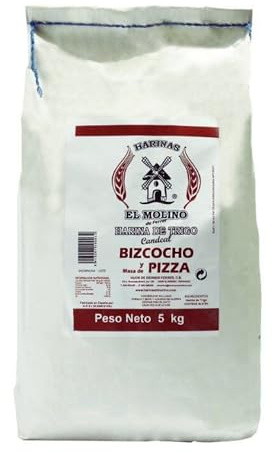 Harina Candeal de Trigo para Pan · El Molino Molida a Piedra · Saco 5 Kg · Obrador y Hogar