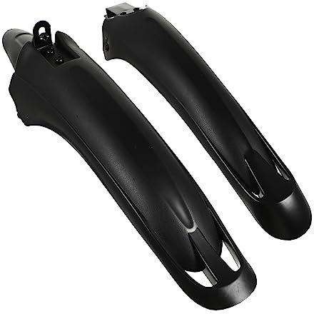 HONMEET 2 Stück Fahrrad Schutzblech Vorderer Kotflügel Aus Strapazierfähigem Material Schlamm Und Regenschutz Für Mountainbike Mit Loch in Vordergabel