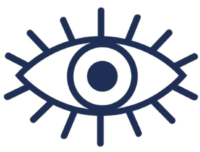Tattwo.me - Temporäre Tattoos für Erwachsene und Kinder, 2 Wochen, wasserfest - Auge - Pflanzliche Tinte - EU-Kosmetik-Zertifikat - (5X5 - P0549)