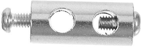 SKISUNO Bloqueo De Cable De Acero Dos Orificios Abrazadera Para Cables De Acero Inoxidable Para Fijar Alambre Cercas y Barandillas