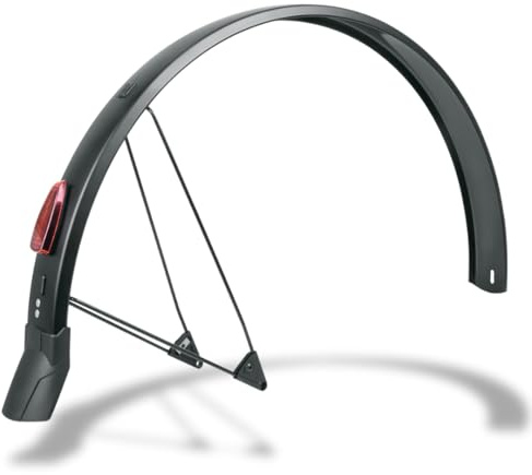 URBAN ARROW 26‘‘ REAR Hinterrad Schutzblech, schwarz matt | flexibler Spoiler, V-Adapter mit ESC-Sicherheitssystem, robuste Sandwichkonstruktion aus Aluminium / Kunststoff