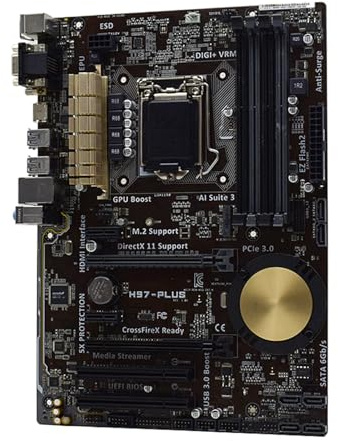 Spelmoderkort Fit For ASUS H97-PLUS Intel H97 moderkort LGA 1150 stöder 4:e Core i3 i5 i7 processorer 4 RAM-kortplatser Max. 32 GB DDR3