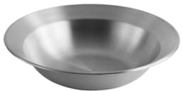 LOVSSU Olla De Acero Inoxidable Plato Redondo Grueso Plato De Verduras Plato De Sopa Plato Hondo Plato De Ensalada De Pasta(Color1-17CM)