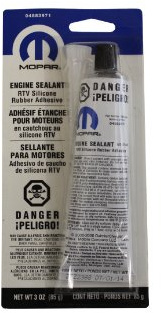 Genuine Chrysler Accessories 4883971 RTV Silicone Rubber Adhesive Engine Sealant - 3 oz. Tube