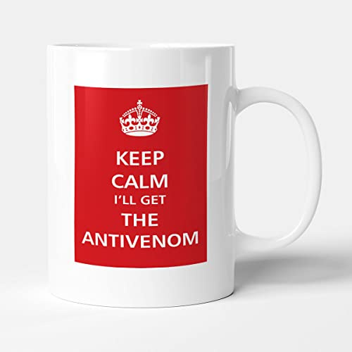 Victorian Printing Co - Keep Calm - I'll Get The Antivenom, Ceramic, 11fl.oz.