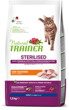 Trainer Cibo per Gatti Sterilizzati con Tacchino, 1.5 kg