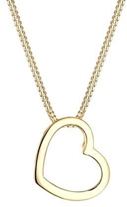 Elli Damen-Ketten mit Anhänger 925_Sterling_Silber 0111450317_45 - 45cm Länge