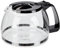 Melitta 1023-01 Ersatzkanne aus Glas für Kaffeemaschine Easy II 1023-02, Schwarz, Borosilikatglas, 1.25 liters, 1 Stück