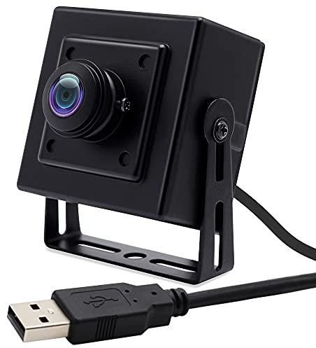 Svpro Min USB Kamera 1920x1080 HD USB Webcam 180 Grad Fisheye Webkamera 2MP mit IMX323 Sensor Schwachlicht Industrie USB Kamera mit Aluminiumge häuse H.264 Komprimierung