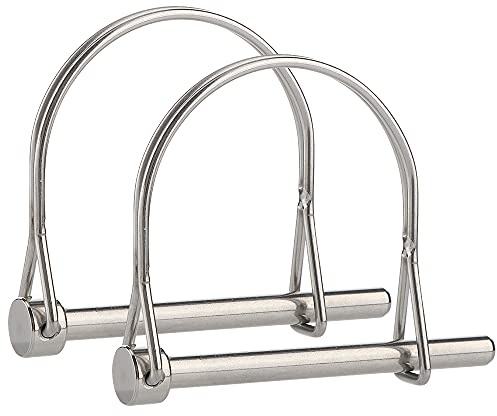 2 Pcs Extended Pto Pin, Safety Coupler Pin 1/4 x 2-3/4(6.3mm x 70mm), Full Marine Grade 316 Stainless Steel Heavy Duty Shaft Locking Pin
