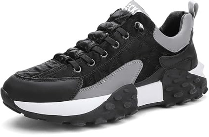 LTHTX Herren-Freizeitschuhe mit Luftpolster, elastisches Band, atmungsaktiv, Laufschuhe, Leichtathletik, Sport, Trainer, Tennis, Basketballschuhe
