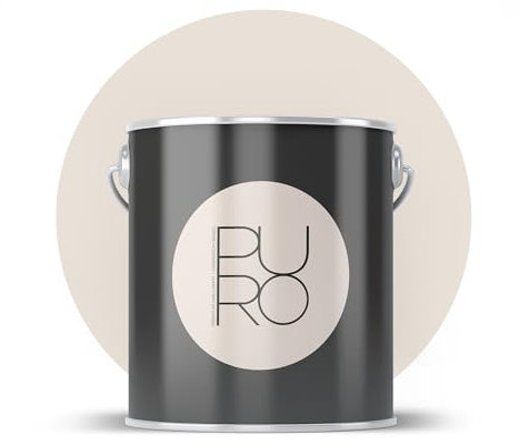 Livingwalls PURO Premium Wandfarbe c7022 - Malerfarbe mit sehr hoher Deckkraft - matte hochwertige Innenfarbe in Creme - 5l