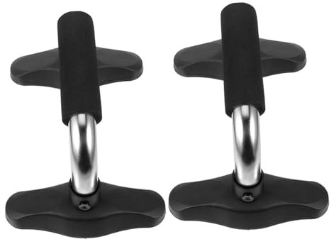 GOOHOCHY 1 Paar Heimgebrauch Push-Up-Stützrahmen Übungsplatte Bauchplatte Stangen Trainingsständer Bauchtrainer Trainingsgeräte Trainingsständer Brett Fitnessrolle Stahlschwamm