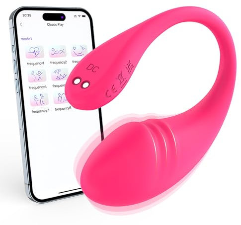 LYAMais Vibrator Sex Spielzeug für die Frau, mit APP Erotisches Sexspielzeug Vibro Ei Bullet-Vibratoren mit 9 Vibrationsmodi Vibratorei Leise Starke für Sie G-Punkt Klitoris Stimulator Anal Vibratoren