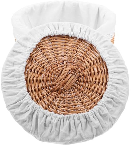 ABOOFAN Wicker Woven Basket for Food Storage Pastry Basket Bread for Kitchen Organization