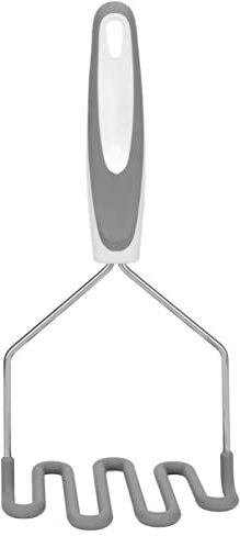 Passapatate in Acciaio Inossidabile con Manico Ergonomico – Schiaccianoci per Patate e Verdure a Radice – Pressa per Frutta e Noci Facile da Usare e Resistente – Utile per Cucina C