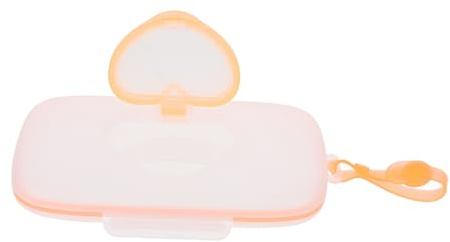 Ciieeo Étui à Lingettes Réutilisable pour Bébé en Pp Verrouillage D'humidité, Boîte Portable pour Mouchoirs Humides pour Paquet de Courses et Chaises Garçon et Filles