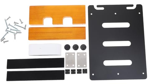 BESTonZON Gitarren Effektprozessorplatine Pedalboard Organizer Hohlkonstruktion Effektgerätehalter für Musikinstrument Zubehör