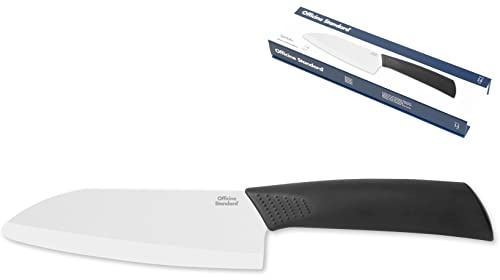 Officine Standard Coltello Santoku Lama Ceramica Cm 14 Nero