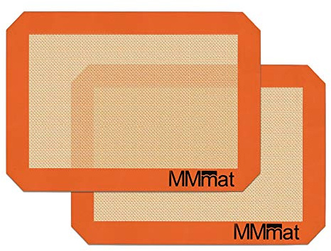 MMmat Best German Silicone Baking Mat - 2 Quarter Sheets Baking Mat