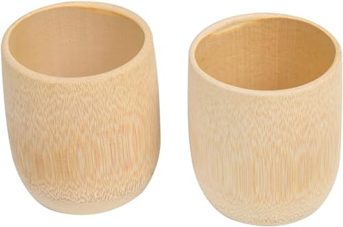 1 STÜCKE Holztasse Holz Becher Becher Hölzerner Tee Holz Tasse Holzbecher Bambus Holz Tasse Holz Teetasse Natürliche Bambus Teetasse Kaffeetasse Weinbecher Camping Tasse Reisekaffeetassen Handwerk Tee