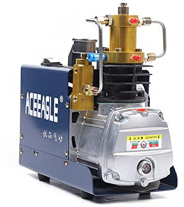 1800W PCP Luft Kompressor, Tragbarer Hochdruckluftpumpe Elektrische Pcp Luftkompressor 4500psi/30Mpa 220V Luftgewehr Kompressor