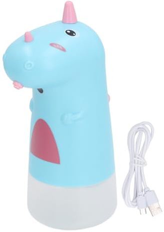 Dispenser Automatico di Sapone in Schiuma Simpatico Cartone Animato Dispenser Intelligente per Lavaggio a Mano Impermeabile Senza con Batteria Al Litio Incorporata da