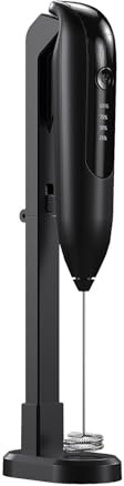 Boquilla recargable | Batidor recargable USB inalámbrico con 2 modos de velocidad | Batidor portátil de bajo ruido, espumador de leche inalámbrico de 1200 mA para café y leche