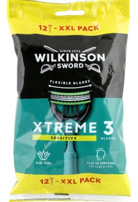 WILKINSON Xtreme 3 Rasoir jetable 3 lames 12 rasoirs