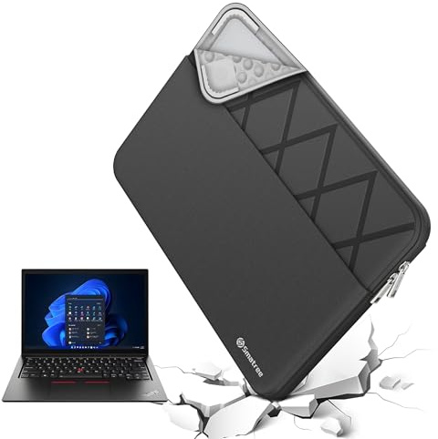 Smatree 14 inch Laptop Sleeve for Lenovo ThinkPad X1 2-in-1 Gen 9 | for 14 inch Lenovo ThinkPad X1 Carbon G10/11/12/13 Aura Edition,ThinkPad X1 Yoga G6/7/8 2 in 1,with Accessory Pocket (E420)