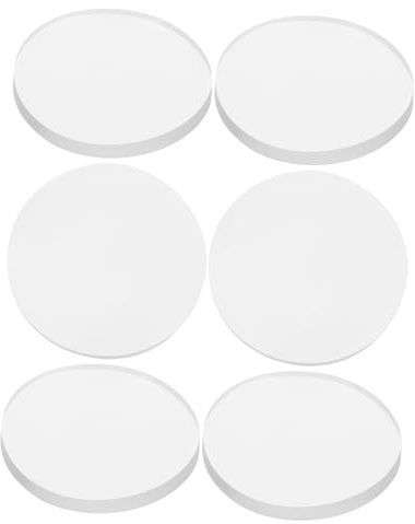 FIXOSHEE 50pcs Non-Slip Furniture Pads Glass Bumpers for Under Legs Skid Table Desk Protectors