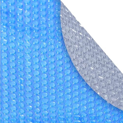 Robelle 15 Ft Premium Space-Age Silver Solar Cover for Above Ground Pool, Pool Solar Cover, 8-Mil Thick, 5-Year Warranty, Made in USA