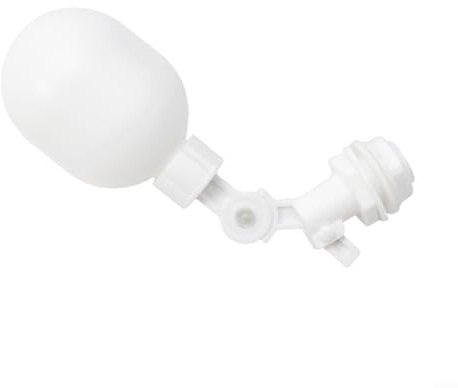 Efficiente valvola galleggiante da 1/4 per controllo del livello dell'acqua in acquari, compatta e facile da usare