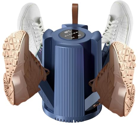 Boot Dryer, Shoe Dryers for Sneakers, Portable Electric Shoe Dryer - 4 Drying Ports, Adjustable Timing 1/3/6 Hr, 48°c Constant Temperature, Deodorizing, Silent For Families, Athletes and Hikers