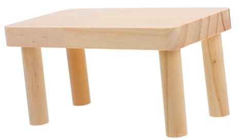 CORHAD Holzplattform für Hamsterkäfig Kleine Mehrstöckige Haustier etage Stabile Naturholz spielplattform Einfach zu Reinigen Fördert Balance und Koordination Vielseitig für Hamster und