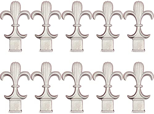 KFGISD, Puntale for recinzione ornamentale, punta di lancia pratica for cancello in ferro battuto da giardino,Coperture per pali di recinzione
