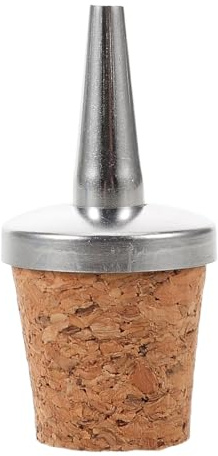 LIFKOME Bec Verseur pour Bouteille de Bitter, Dessus en Liège et Base en Bois, Ajustement Confortable, pour Bars à Domicile et Restaurants