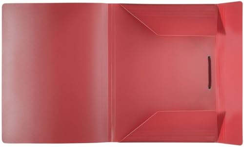 FolderSys 10 x Sammelmappe A4 PP 16mm Rücken vollfarbig rot