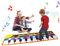 Toys for 1-6 Year old Girls Boys Toddlers Infant Kids, Gifts for 6-24 Month old Boys Girls Piano Music Mat with 19 Keys Piano Mat (110*36cm)