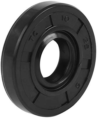 X AUTOHAUX TC Wellendichtring Dichtring Simmerring Gummi Doppellippe 10mm X 25mm X 7mm für Motorrad Kurbelwellen und Hydraulikpumpen