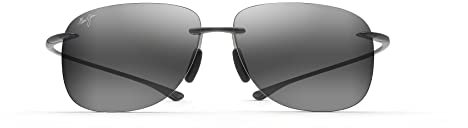 Maui Jim Unisex Sunglasses, grey hikina grey Matte, L