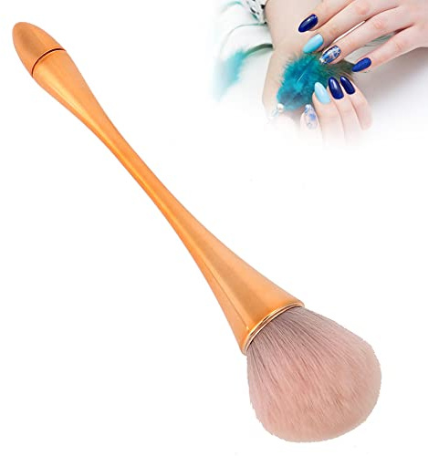5 Styles Nail Dust Cleaning Brush, Soft Foundation Brushes Nail Art Powder Dust Removal Brushes Manicure DIY Tool for Acrylic & UV Nail Gel Powder (5#)