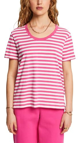 ESPRIT 994ee1k308 T-Shirt, 662/rosa Fucsia 3, XXS Donna
